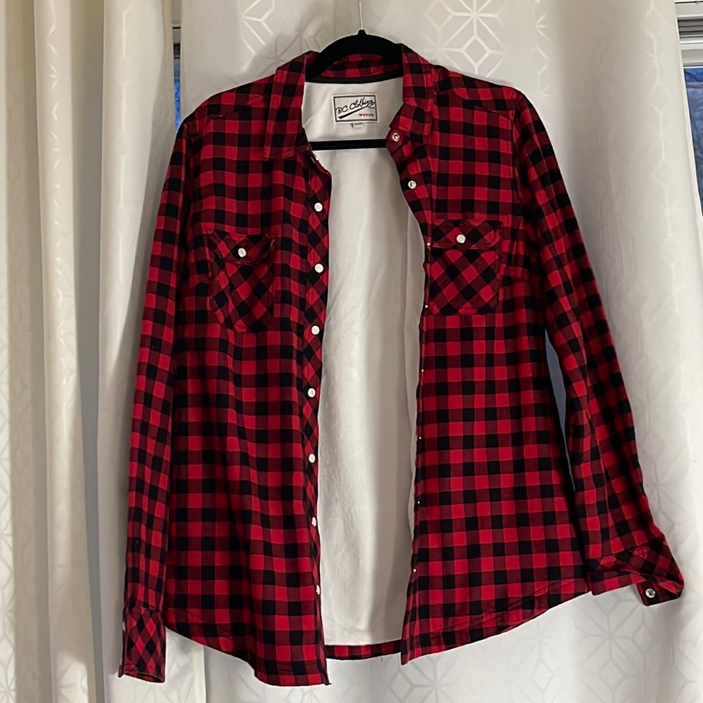Red and black flannel